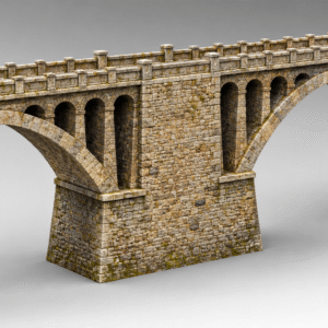 High rise railway bridge