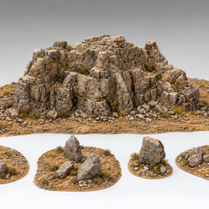 Rock formation scatter terrain