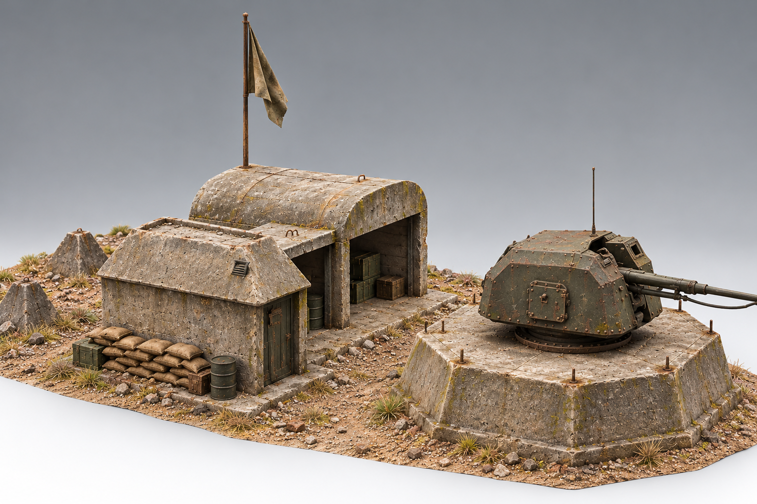 Coastal gun