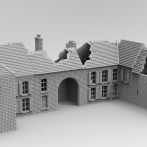 Brecourt Manor damaged