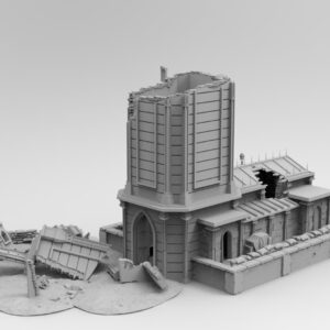 Ruined eastern church