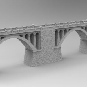 High rise railway bridge