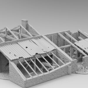 Large Farmhouse and Barn Ruin