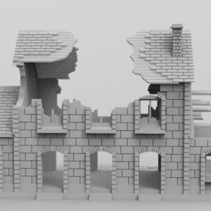 Damaged Train Station