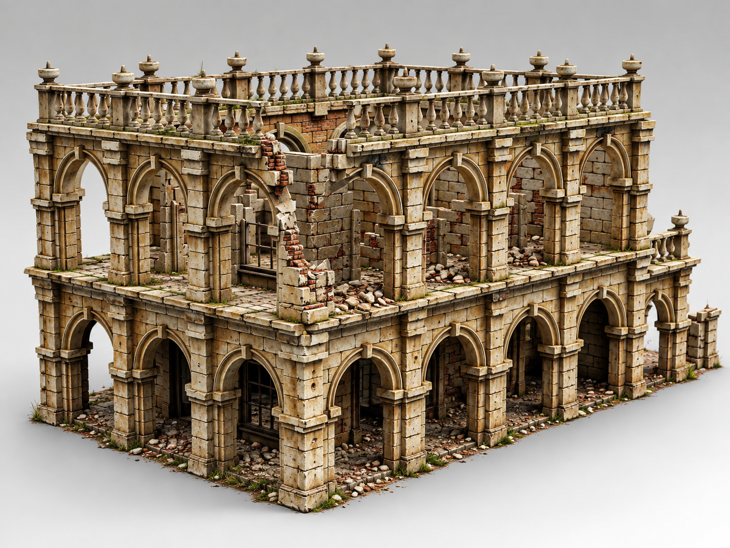 Ventician Loggia Damaged